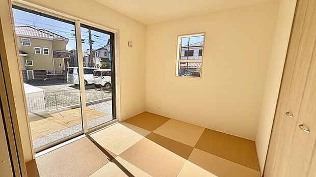 1階和室4.5帖 お子様のお昼寝スペースに・・