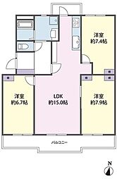 間取図画像 3LDK