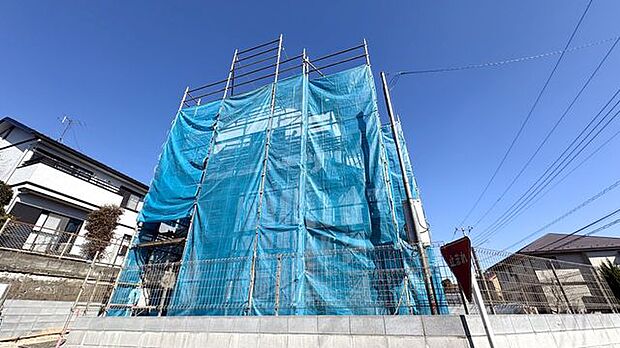 外観 建築中