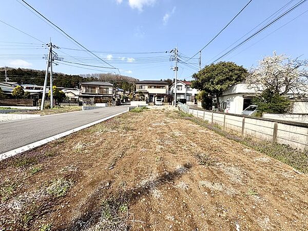 現地土地写真　建築条件無し売地