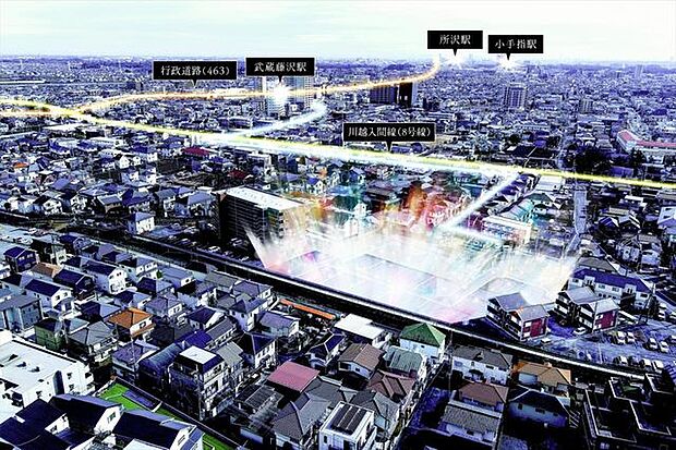 西武池袋線「武蔵藤沢」駅徒歩12分 閑静な住宅街が、またひとつ広がります