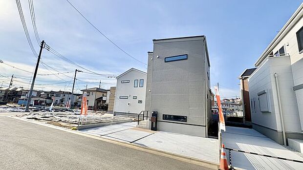 3号棟/外観 SAN+の家はすべての住宅で『耐震等級3』を標準仕様としています 長期優良住宅認定