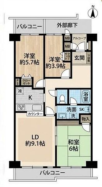 間取り：311002458599