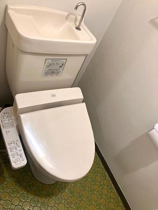 【トイレ】温水洗浄便座付！
