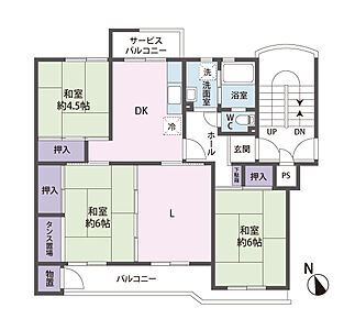 間取り：間取り図　3LDK