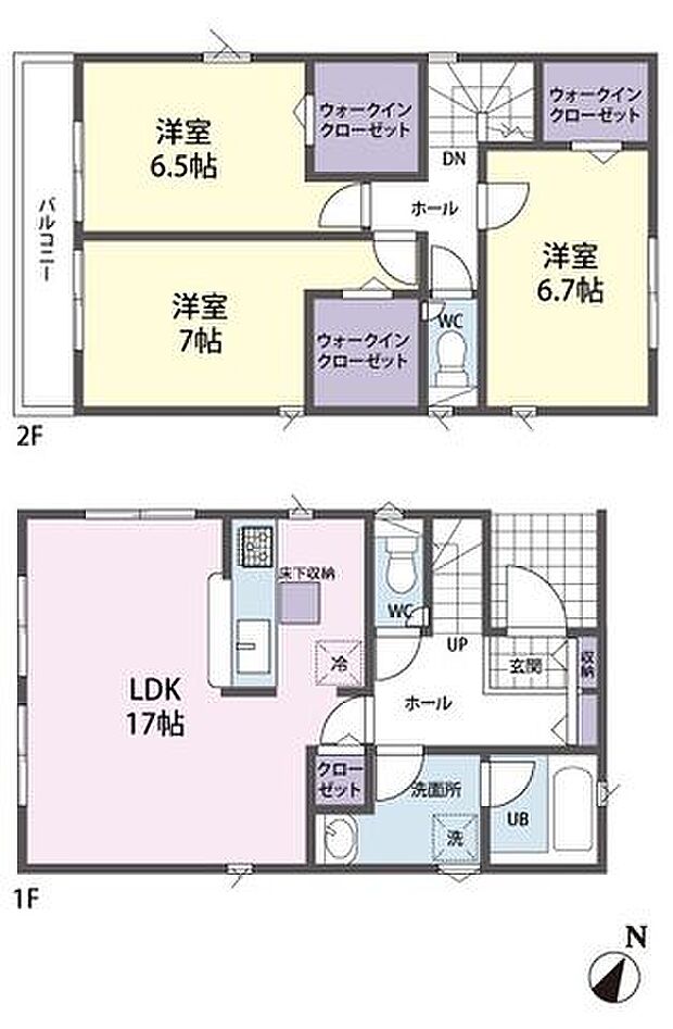 1号棟 間取り図