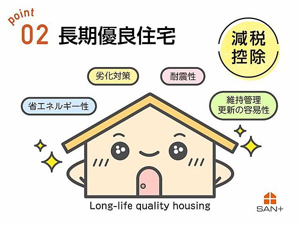 長期優良住宅は、国が定めた7つの技術基準をクリアした認定住宅。優れた耐震性と省エネ性を兼ね備え、世代を超えて住み続けられる高性能住宅です。税制優遇や住宅ローン控除の増額、資産価値の安定も魅力。