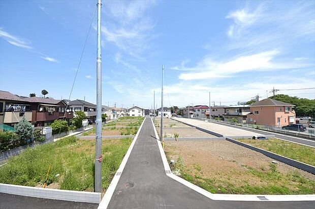 土地写真8区画から撮影!