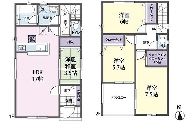 3号棟　間取り図4LDK