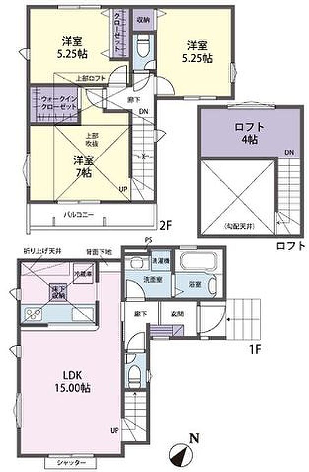 1号棟 間取り図