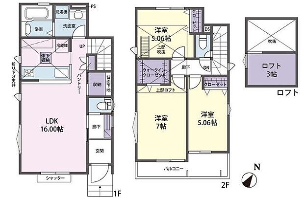 2号棟　間取り図