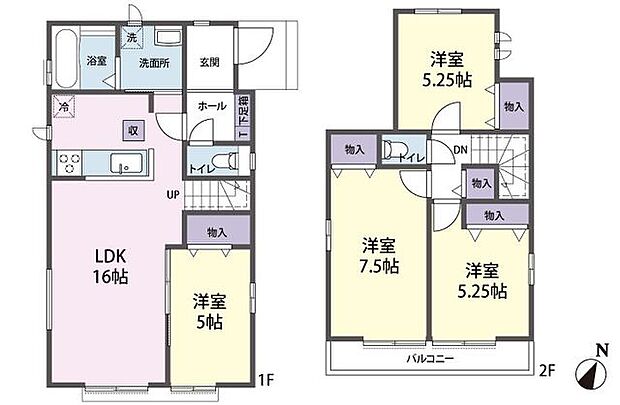A号棟　間取り図
