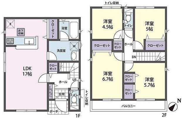 2号棟 間取り図