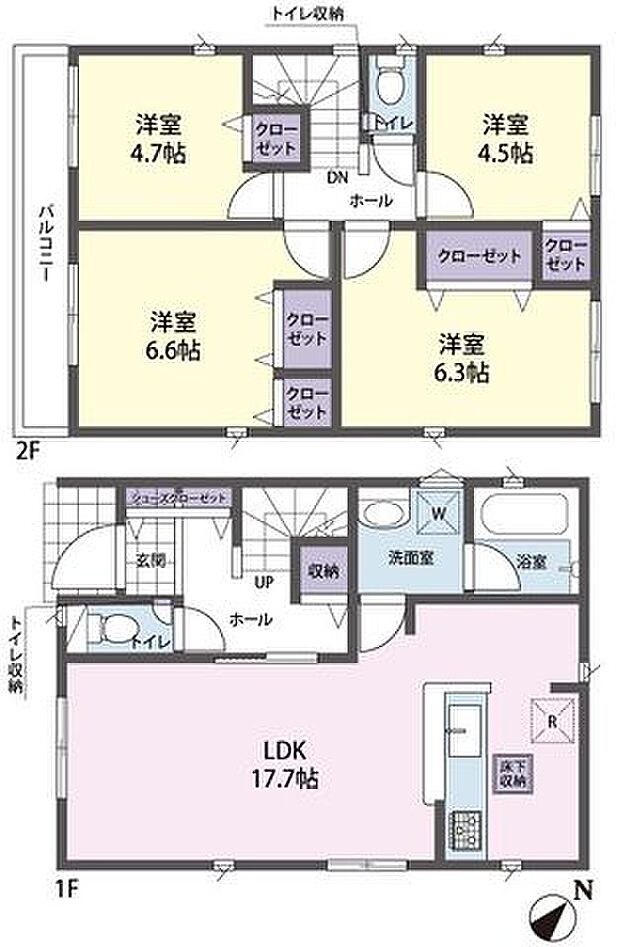 4号棟 間取り図