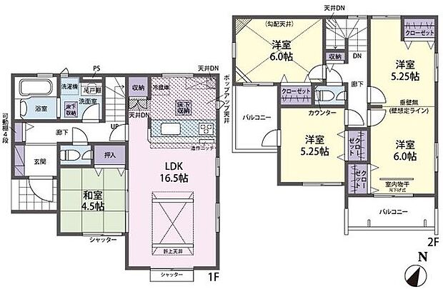 1号棟 間取り図