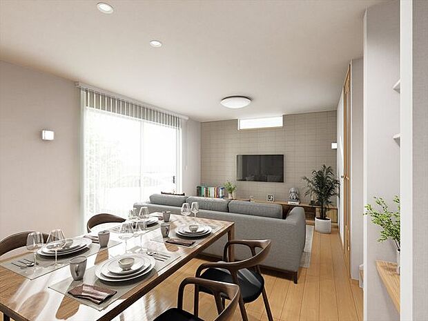 4号棟　リビングパース（家具・調度品はイメージです）