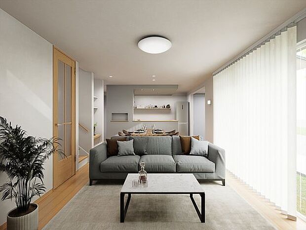 4号棟　リビングパース（家具・調度品はイメージです）