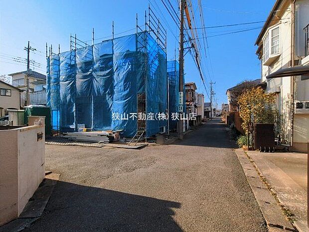 前面道路を含む現地写真