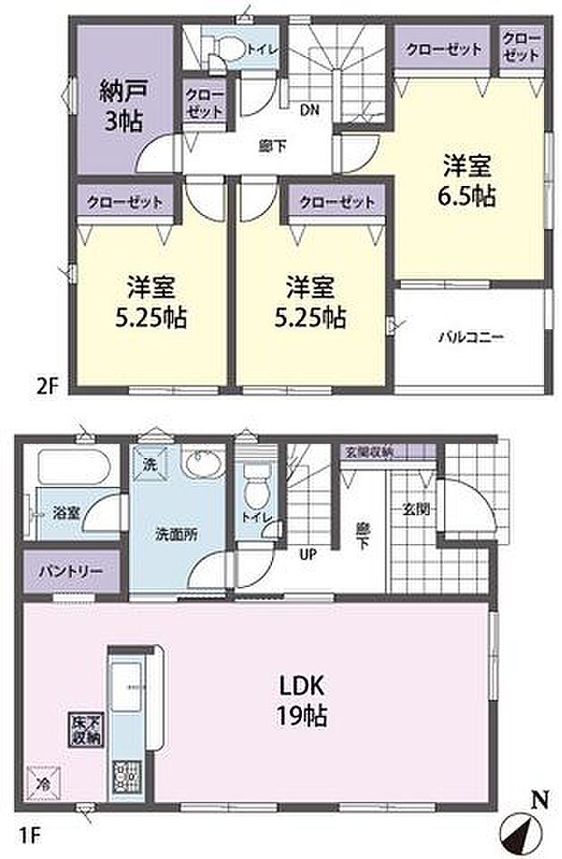 1号棟　間取り図