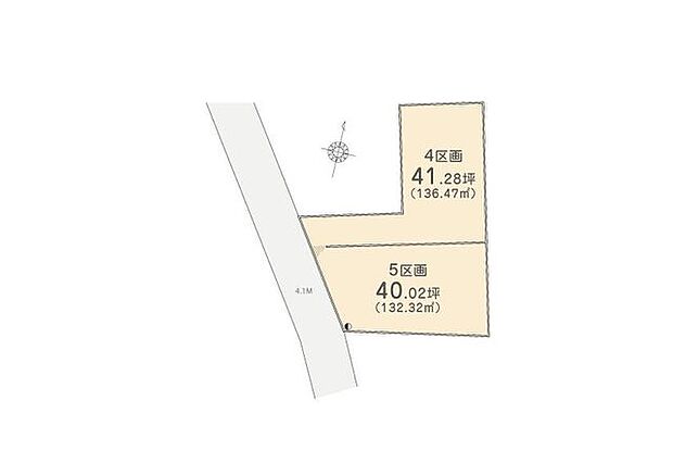 4区画 41.28坪!