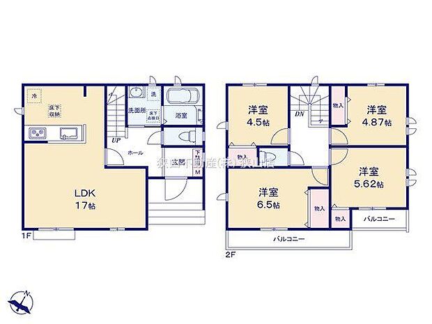 間取り図4LDK+カースペース