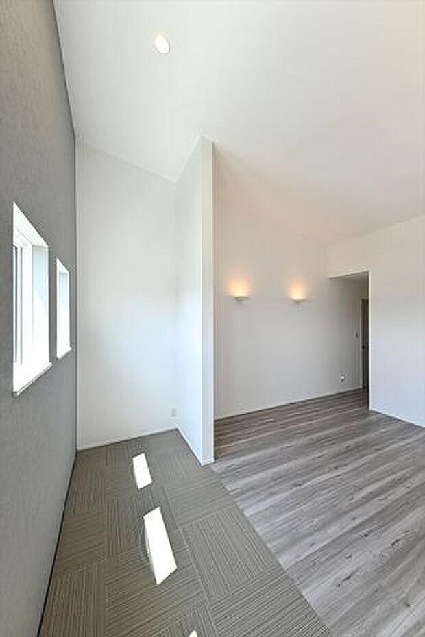 一日の疲れを癒す、ホテルライクなプライベート空間にはテキスタイルのリラックススペースをご用意しました。