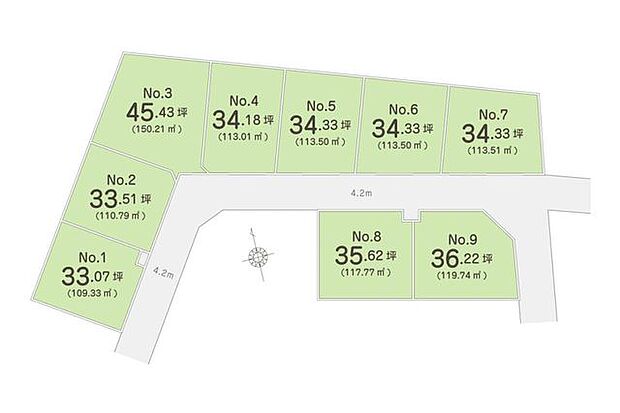 全体区画図※実測図ではございません