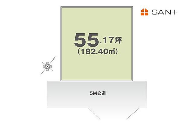 南道路面の整形地で資産性もございます。