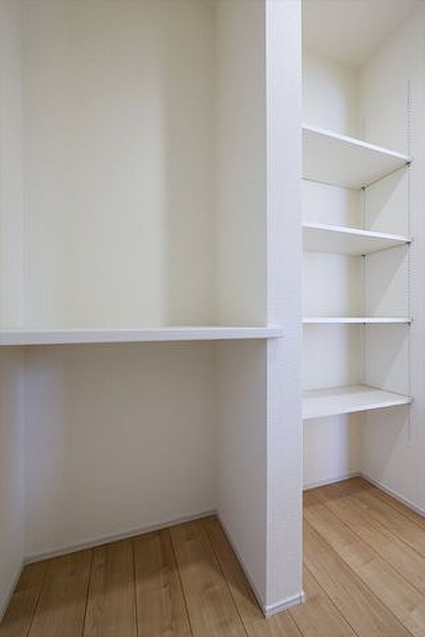 充分な広さでスッキリ片付けられます