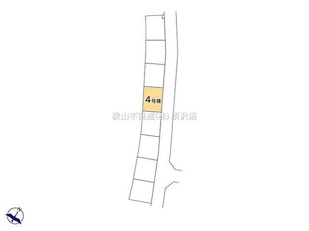 全体区画図　4号棟