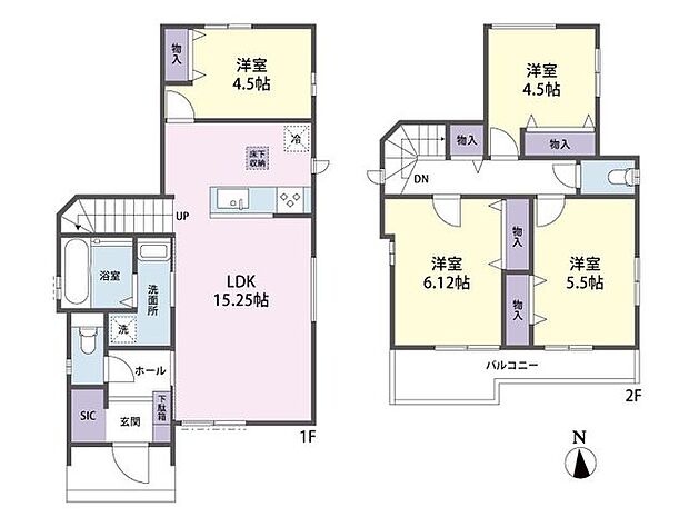 南向きで公道に面しているため陽射しにも恵まれ駐車も楽です