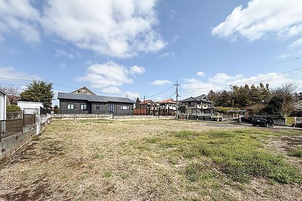 空が広く感じる北野エリア。