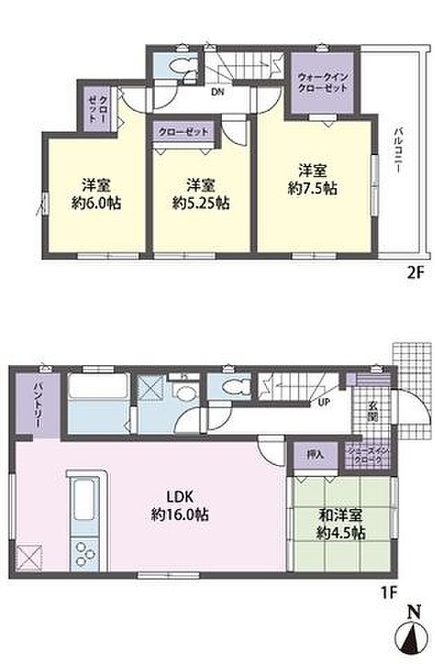 間取図　3号棟