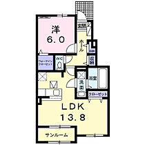 埼玉県行田市持田3丁目7番13号（賃貸アパート1LDK・1階・54.18㎡） その2