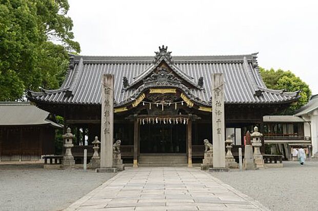 【寺院・神社】魚吹八幡神社まで2642ｍ