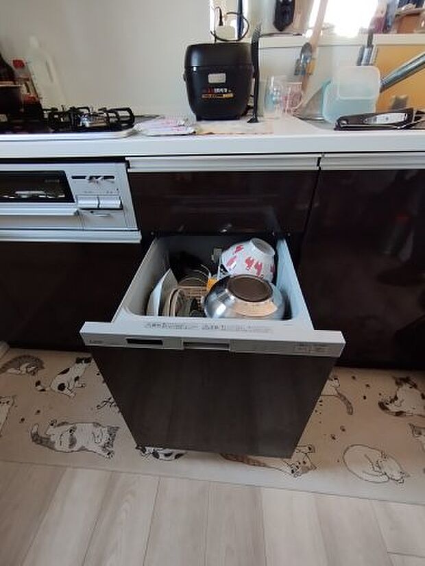 便利な食洗機付きシステムキッチン♪♪