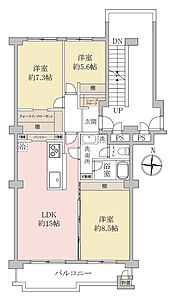 間取り:14階建て3階部分、南向きバルコニーにつき陽当り良好! 間取り:14階建て3階部分、南向きバルコニーにつき陽当り良好!