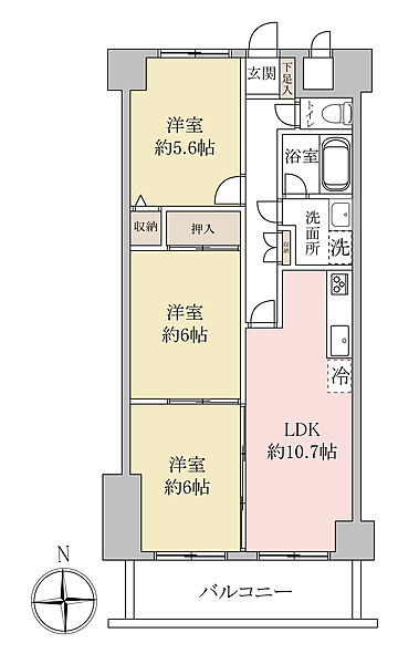 間取りを拡大表示