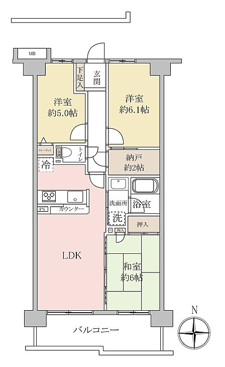 3LDK・納戸