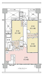 ライフピア新越谷エル・ステージ 3LDKの間取り