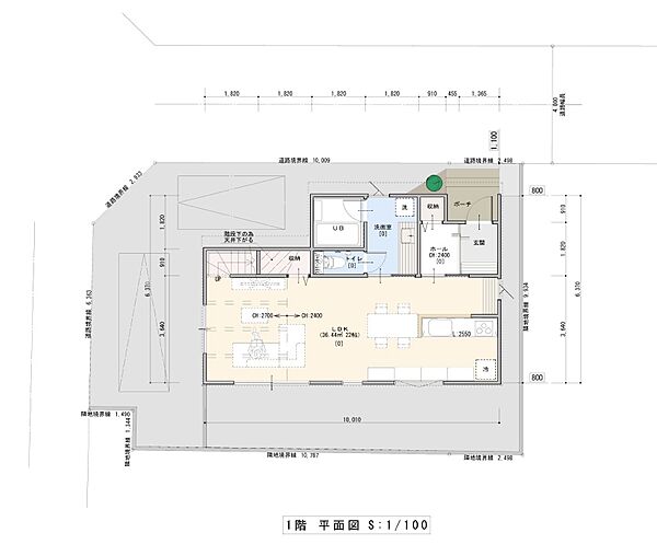 【ポウハウス・参考プラン】・建物プランは一例です。・付帯工事費用約968万円（税込）別途かかります。・完成予想図は図面を基に描き起こしたもので実際とは多少異なります。