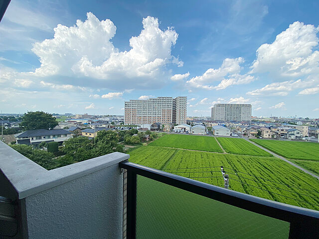 バルコニー ライオンズマンション川越南古谷第3 6階/-