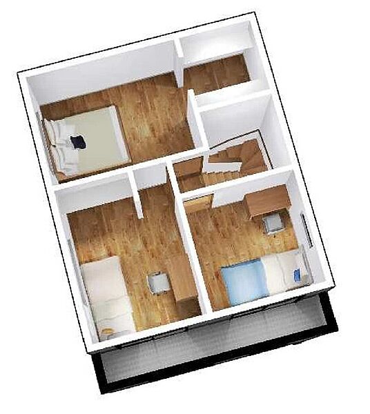 3階建プラン□3F床面積：34.78?（10.52坪）