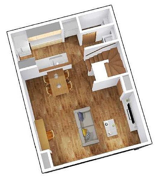 3階建プラン□2F床面積：39.74?（12.02坪）