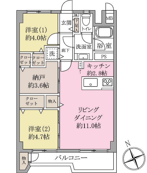 間取り：312001301636
