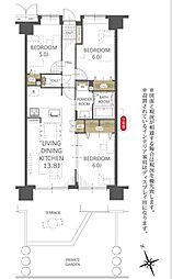 間取図画像 3LDK