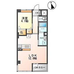 仙台市太白区柳生2丁目マンション 1LDKの間取図画像