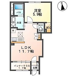 間取図画像 1LDK