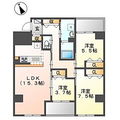 物件の間取り