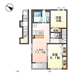 サンハイツ楓 2階/203